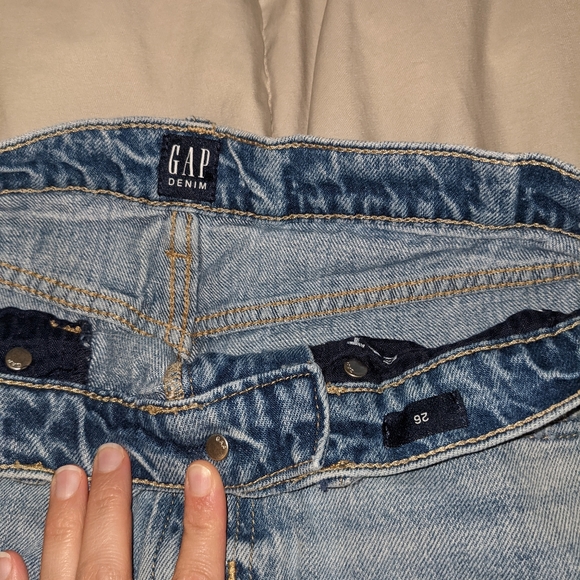 High Waisted 100% Cotton Jean Short - Picture 6 of 12